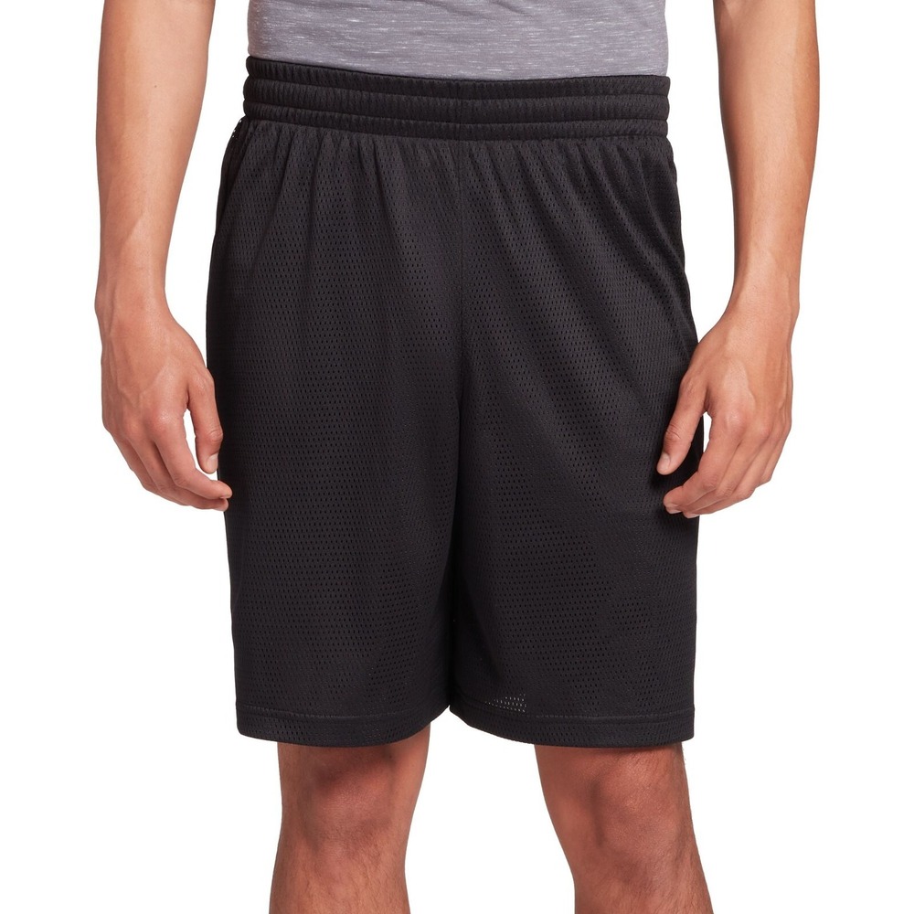 DSG Men's Pocketless Mesh‎ Shorts, Small, Black